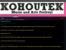 Tablet Screenshot of kohoutek2011.blogspot.com