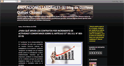 Desktop Screenshot of anotacioneslaborales.blogspot.com