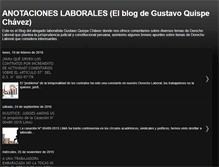 Tablet Screenshot of anotacioneslaborales.blogspot.com