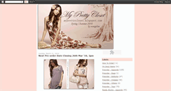 Desktop Screenshot of myprettycloset.blogspot.com