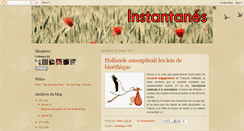 Desktop Screenshot of instantanes-celine.blogspot.com