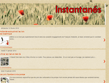 Tablet Screenshot of instantanes-celine.blogspot.com