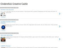 Tablet Screenshot of cinderellascreativecastle.blogspot.com