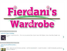 Tablet Screenshot of fierdaniswardrobe.blogspot.com