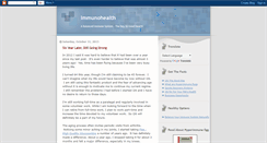 Desktop Screenshot of immunohealth.blogspot.com