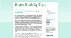 Desktop Screenshot of hearthealthyfacts.blogspot.com