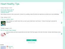 Tablet Screenshot of hearthealthyfacts.blogspot.com