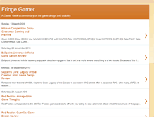 Tablet Screenshot of fringegamer.blogspot.com