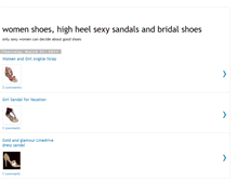 Tablet Screenshot of girlsshoes.blogspot.com