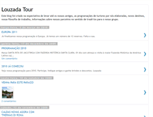 Tablet Screenshot of louzadatour.blogspot.com