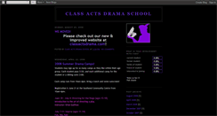 Desktop Screenshot of classactsdramaschool.blogspot.com