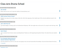 Tablet Screenshot of classactsdramaschool.blogspot.com