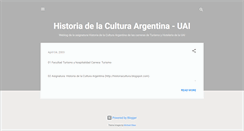 Desktop Screenshot of historiacultura.blogspot.com