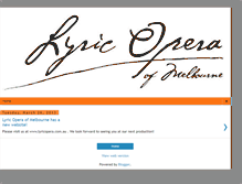 Tablet Screenshot of lyricopera-melbourne.blogspot.com