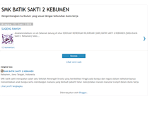 Tablet Screenshot of batiksakti2kebumen.blogspot.com
