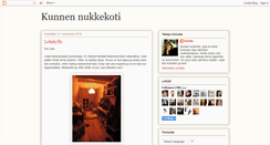 Desktop Screenshot of kunnennukkekoti.blogspot.com