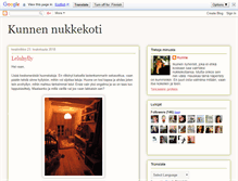 Tablet Screenshot of kunnennukkekoti.blogspot.com