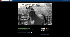 Desktop Screenshot of lechevalthehorse.blogspot.com