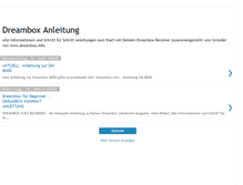 Tablet Screenshot of dreamboxanleitung.blogspot.com