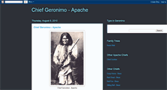 Desktop Screenshot of geronimochief.blogspot.com