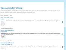 Tablet Screenshot of freecomputeradvise.blogspot.com