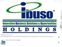 Tablet Screenshot of ibusoholdings.blogspot.com