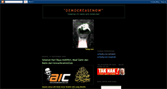 Desktop Screenshot of democreasenow.blogspot.com