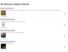 Tablet Screenshot of dekleinstesokkenfabriek.blogspot.com