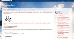 Desktop Screenshot of mountainbikesadvice.blogspot.com