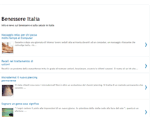Tablet Screenshot of benessereitalia.blogspot.com
