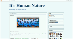 Desktop Screenshot of itshuman-nature.blogspot.com