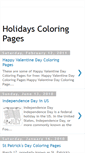 Mobile Screenshot of holidays-coloring-pages.blogspot.com