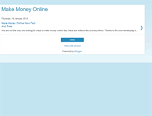 Tablet Screenshot of best-online-money-maker.blogspot.com