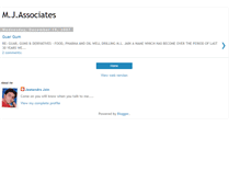 Tablet Screenshot of mjassociate.blogspot.com