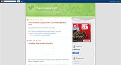 Desktop Screenshot of freecookingstuff.blogspot.com