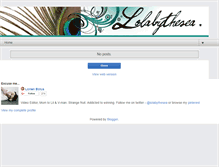 Tablet Screenshot of lolabythesea.blogspot.com