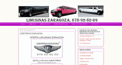 Desktop Screenshot of limusinaszaragoza.blogspot.com