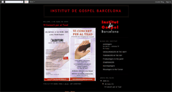 Desktop Screenshot of institutdegospelbarcelona.blogspot.com