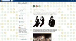 Desktop Screenshot of lifesabetch.blogspot.com