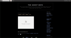 Desktop Screenshot of ghostboys.blogspot.com