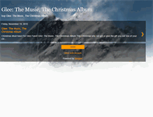 Tablet Screenshot of glee-the-music-the-christmas-album.blogspot.com