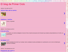 Tablet Screenshot of primercicloepcolegiovirgendeluna.blogspot.com