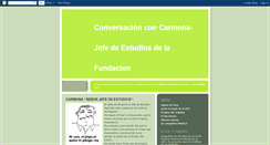 Desktop Screenshot of conversacioncarmona.blogspot.com