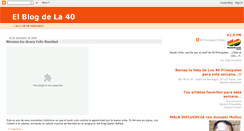 Desktop Screenshot of blogdela40.blogspot.com