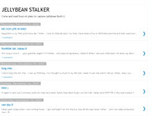 Tablet Screenshot of jellybean-stalker.blogspot.com