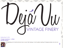 Tablet Screenshot of dejavuvintagefinery.blogspot.com