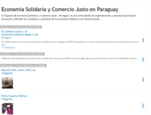 Tablet Screenshot of economiasolidariaycomerciojustopy.blogspot.com