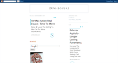 Desktop Screenshot of info-bonsai.blogspot.com