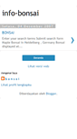 Mobile Screenshot of info-bonsai.blogspot.com