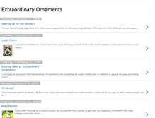 Tablet Screenshot of extraordinaryornaments.blogspot.com